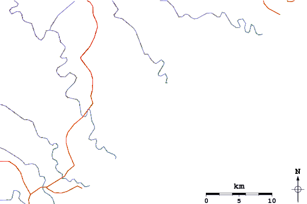 Strade e fiumi intorno Cintsa East