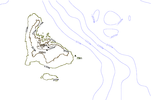 shoreline intorno Conset Point