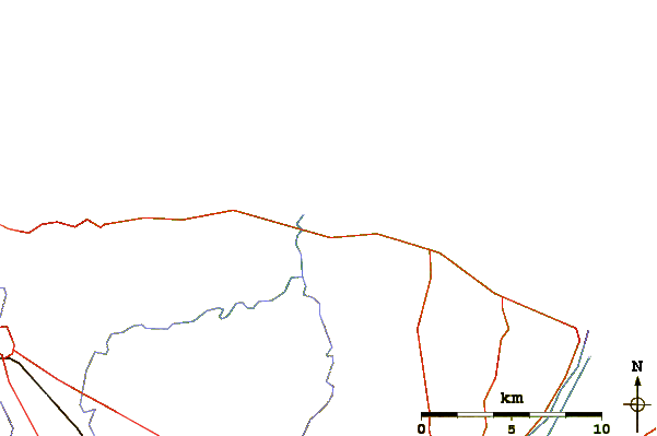 Strade e fiumi intorno Courseulles Sur Mer