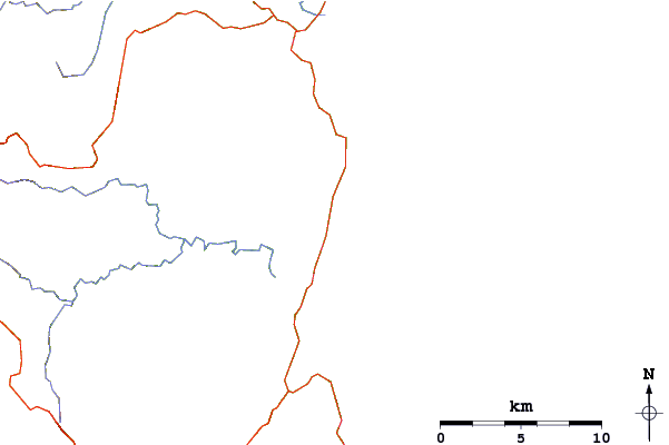 Strade e fiumi intorno Dark Hollow