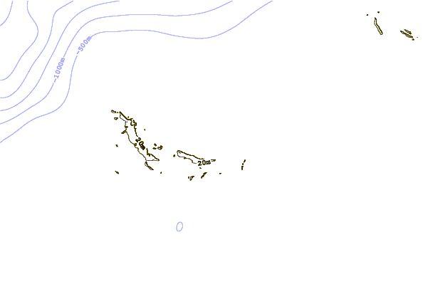 shoreline intorno Grace Bay Cut (Providenciales)