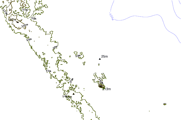 shoreline intorno Henderson Bay