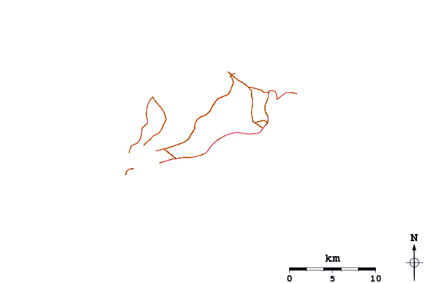 Strade e fiumi intorno Koe Koe