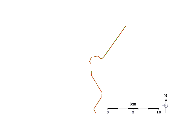 Strade e fiumi intorno Kogerstrand (De Koog)