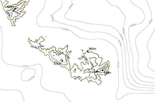 shoreline intorno Kolympithra West (Tinos)