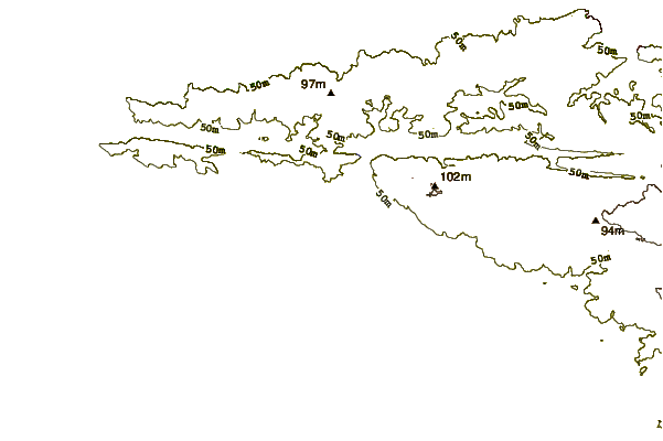 shoreline intorno L'Ile Aux Vaches – Lervily