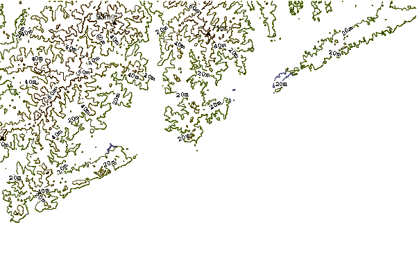 shoreline intorno La Barre de Jose Ignacio