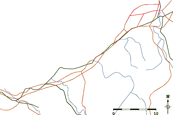 Strade e fiumi intorno St Jean de Luz - La Bougie