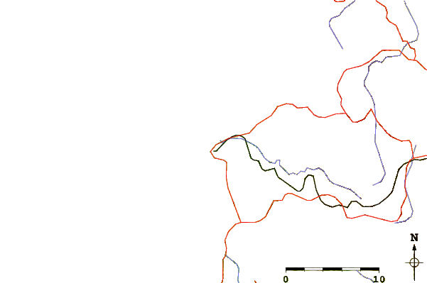 Strade e fiumi intorno La Puntilla - Pichilemu