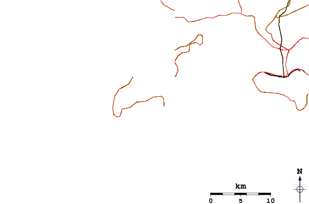 Strade e fiumi intorno Lantau Island