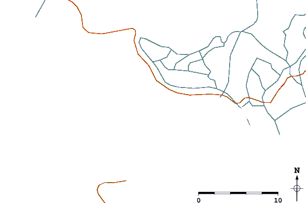 Strade e fiumi intorno Le Phare du Groin du Cou