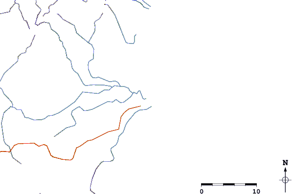 Strade e fiumi intorno Baler - Lindy's Point