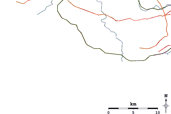 Strade e fiumi intorno Llantwit Major