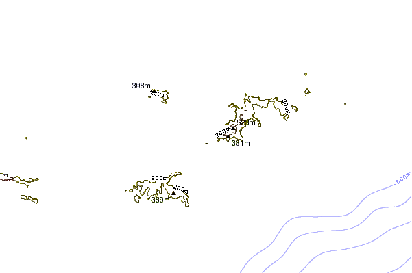 shoreline intorno Long Bay