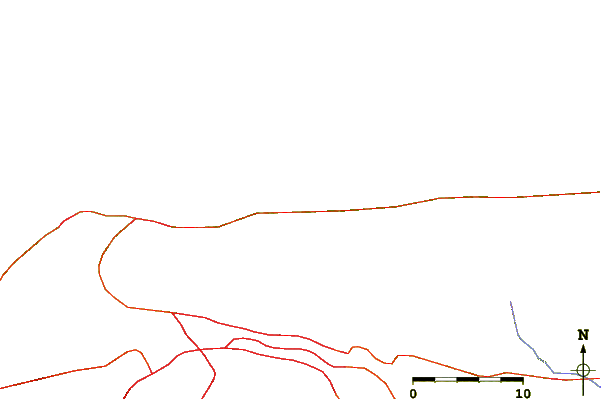 Strade e fiumi intorno Los Cocos