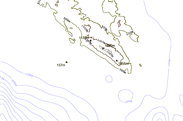 shoreline intorno Lourdata or Lourdas Beach