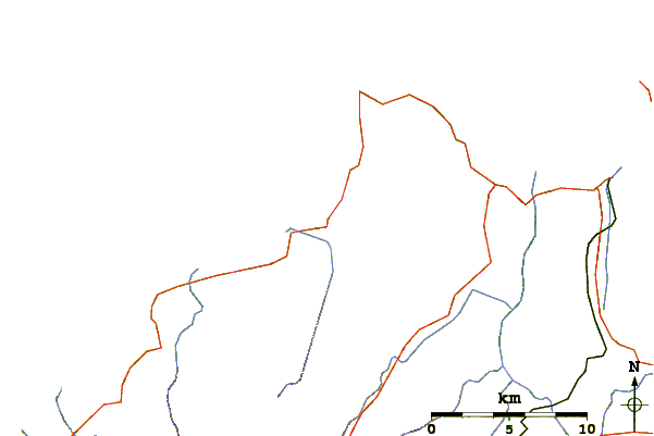 Strade e fiumi intorno Lu Litarroni
