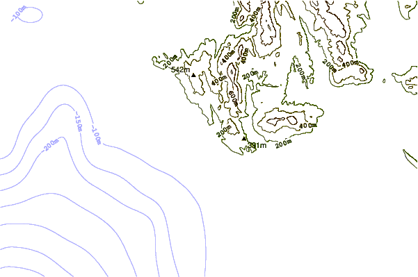 shoreline intorno Lygia reef