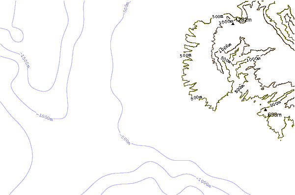 shoreline intorno Majors Bay
