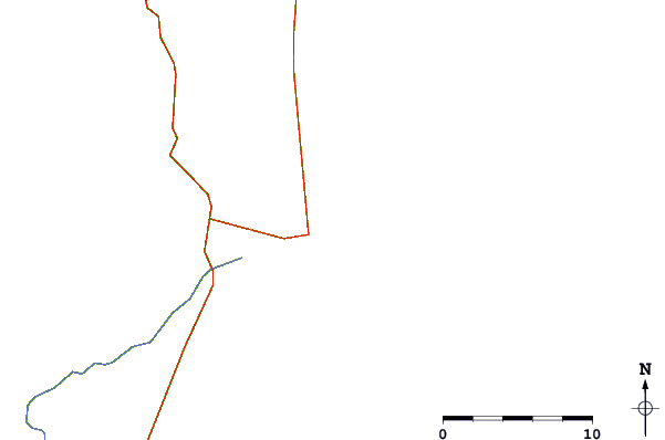 Strade e fiumi intorno Mar de Ajó