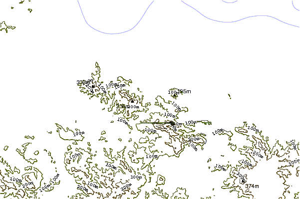 shoreline intorno Motukahakaha and Paradise Bay