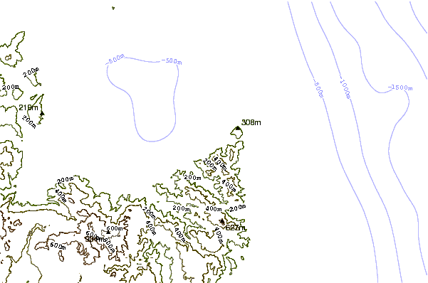 shoreline intorno Moshi-Moshi