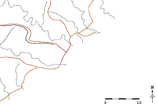 Strade e fiumi intorno Nahoon Reef