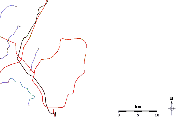 Strade e fiumi intorno Narrabeen-Car Park Rights
