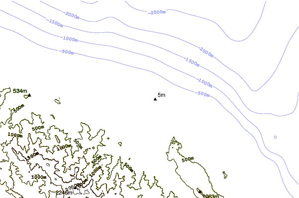 shoreline intorno Navy Island