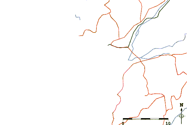 Strade e fiumi intorno Nouveau Cimetière