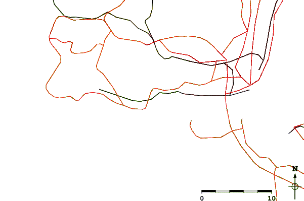 Strade e fiumi intorno Paco D 'arcos