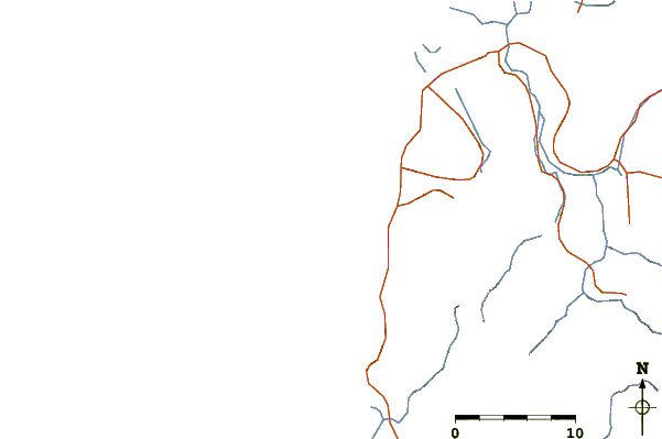 Strade e fiumi intorno Cape Pakarang Reefs