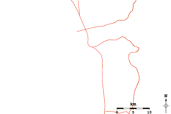 Strade e fiumi intorno Palemano Point