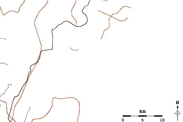 Strade e fiumi intorno Palm Beach Reef