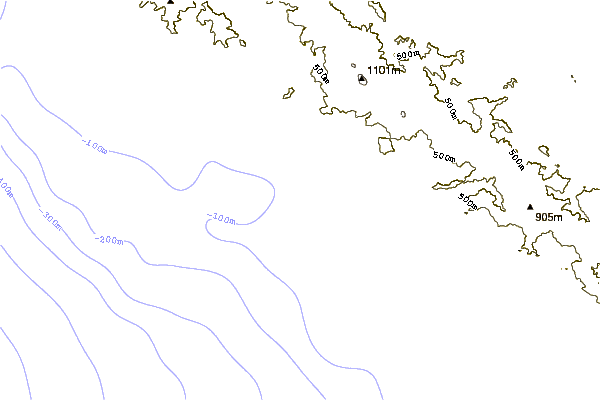 shoreline intorno Pico Creek