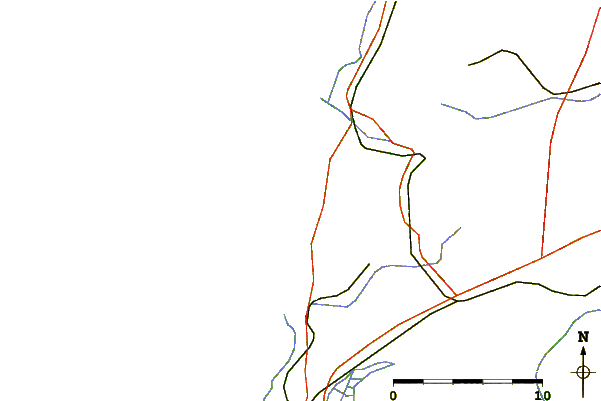 Strade e fiumi intorno Seignosse - Les Casernes