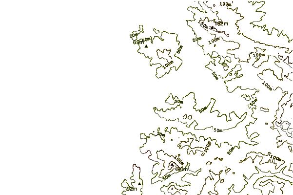 shoreline intorno Pointe aux Oies