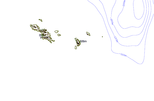 shoreline intorno Pointe Jacques