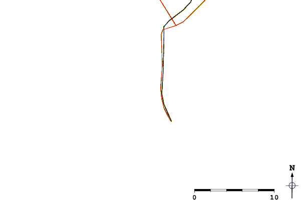 Strade e fiumi intorno Port Blanc