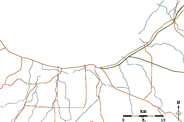 Strade e fiumi intorno Port Geographe Bay