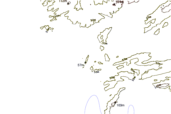 shoreline intorno Pors Naye