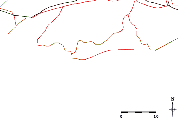 Strade e fiumi intorno Praia da Macumba