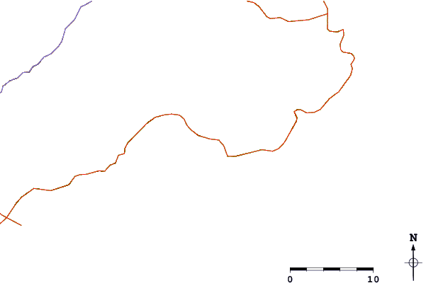 Strade e fiumi intorno Praia da Fazenda
