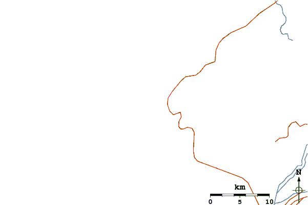 Strade e fiumi intorno Punta Sayulita