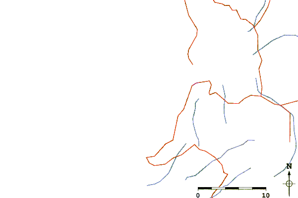 Strade e fiumi intorno Raglan-Indicators
