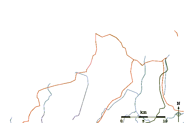 Strade e fiumi intorno Reef Majore