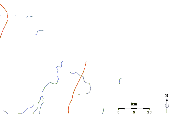 Strade e fiumi intorno Ronco do Mar