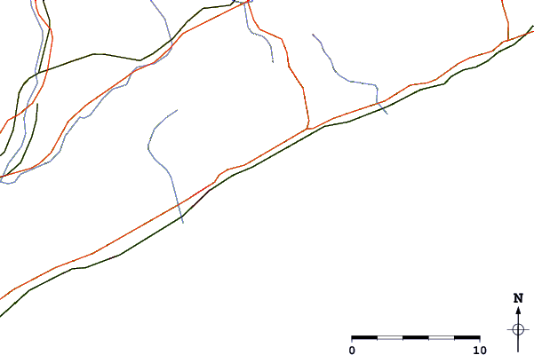Strade e fiumi intorno Saint Andreu de Llavaneres