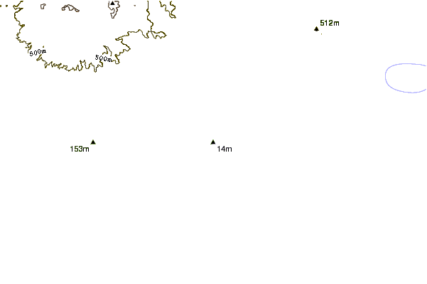 shoreline intorno San Carlos Point