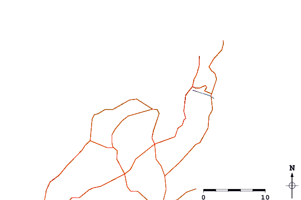 Strade e fiumi intorno San Juan